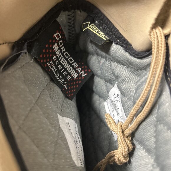 Corcoran Matterhorn Men's Combat Boots Size 12.5 W Gore-Tex Insulated Steel Toe - Picture 13 of 13